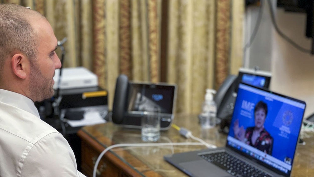 Martín Guzmán inicia gira por Europa en busca de un nuevo acuerdo con el FMI Martín Guzmán inicia gira por Europa en busca de un nuevo acuerdo con el FMI