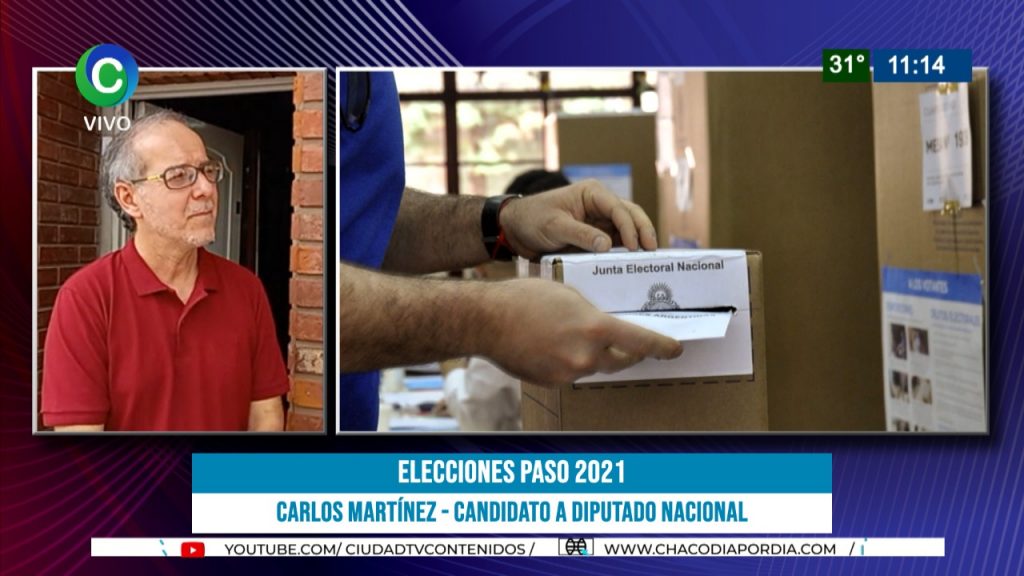 Carlos Martínez, candidato de Vamos con Vos: “Estamos satisfechos con la elección que hicimos”