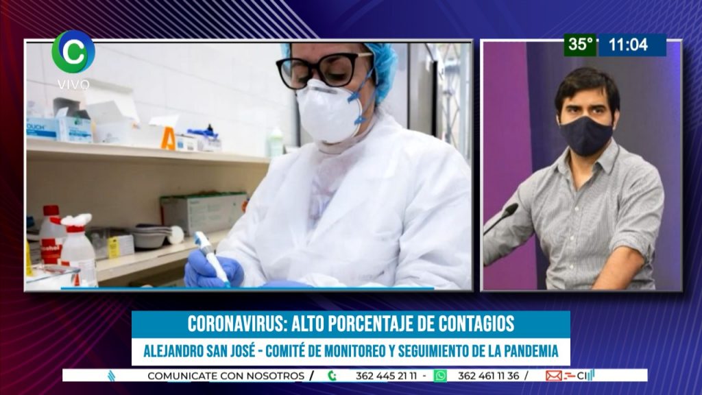 Covid-19: “Es probable que alcancemos los 4 mil casos la semana próxima, que el pico ronde ese número”