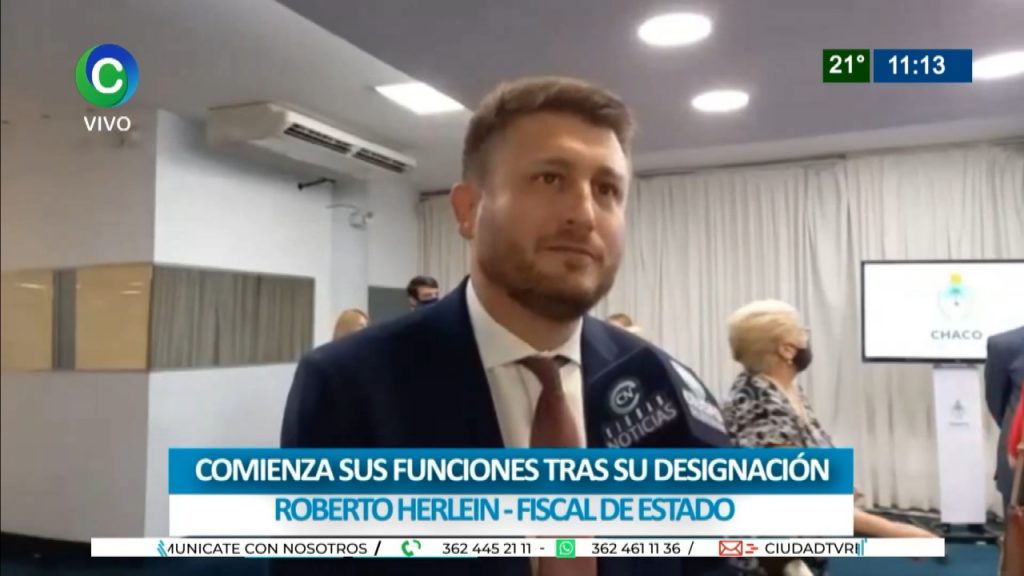 Juró el nuevo Fiscal de Estado, Roberto Herlein: “Es un desafío profesional y personal, una gran responsabilidad”