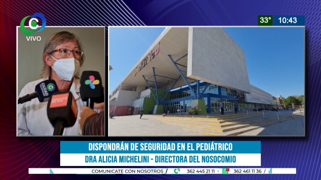 Dispositivo de seguridad en el Pediátrico por agresiones al personal: “Nada justifica un hecho de violencia”