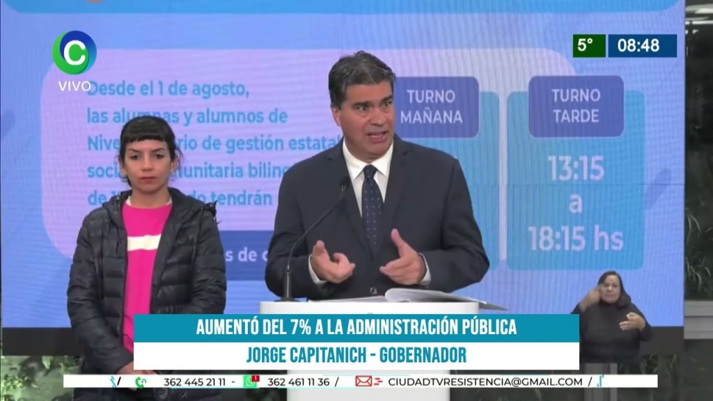 Anuncian aumento salarial para docentes y Administración Pública y extensión de jornada escolar