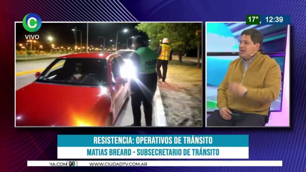 Rigurosos operativos de tránsito en Resistencia