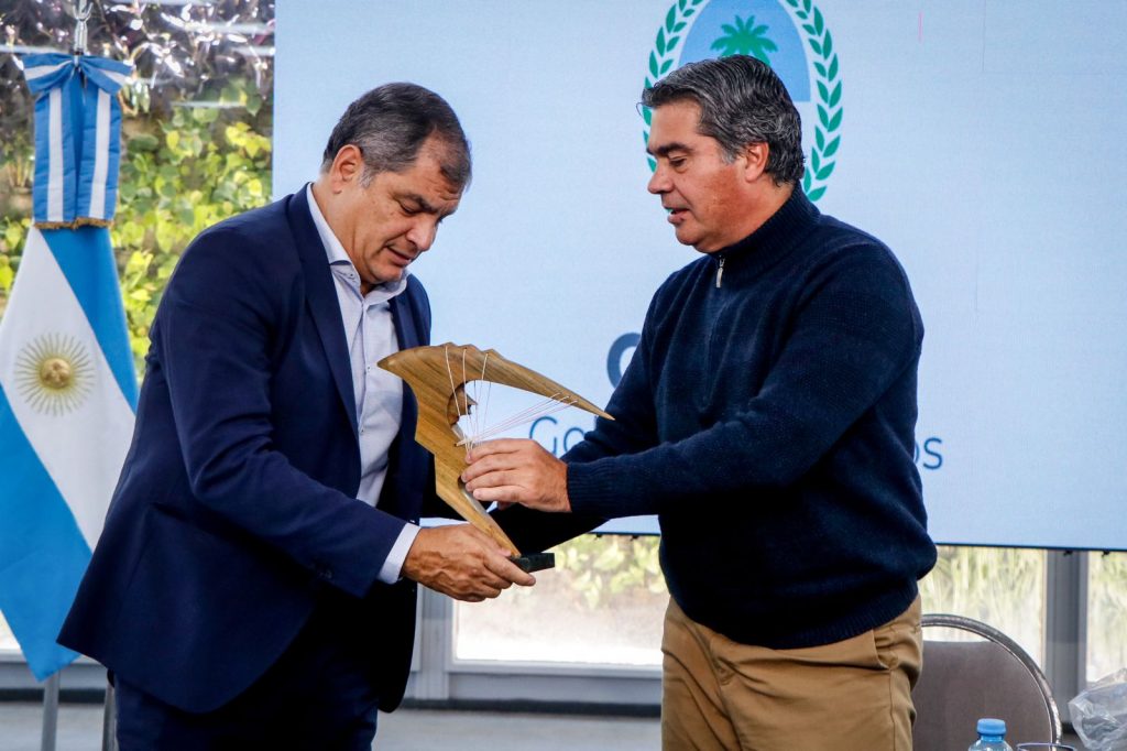 Rafael Correa, en Chaco: “Ojalá se tome conciencia de lo que es el Lawfare”, advirtió