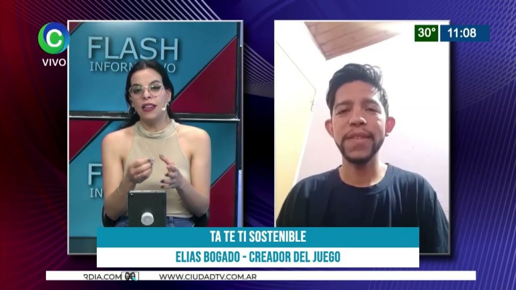 Elías Bogado, creador del Ta Te Ti Sostenible