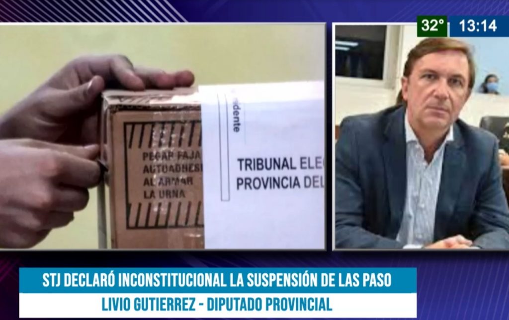 Livio Gutiérrez tras el fallo del STJ: “Lo más razonable es que el Gobernador convoque a elecciones con el cronograma de PASO”