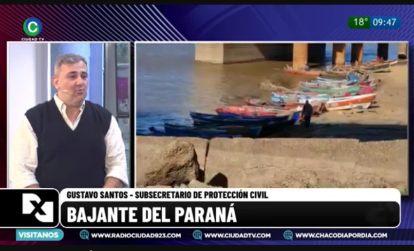 El Paraná sigue en bajante y “preocupa” que no repunte de cara a la Pesca del Dorado El Paraná sigue en bajante y “preocupa” que no repunte de cara a la Pesca del Dorado