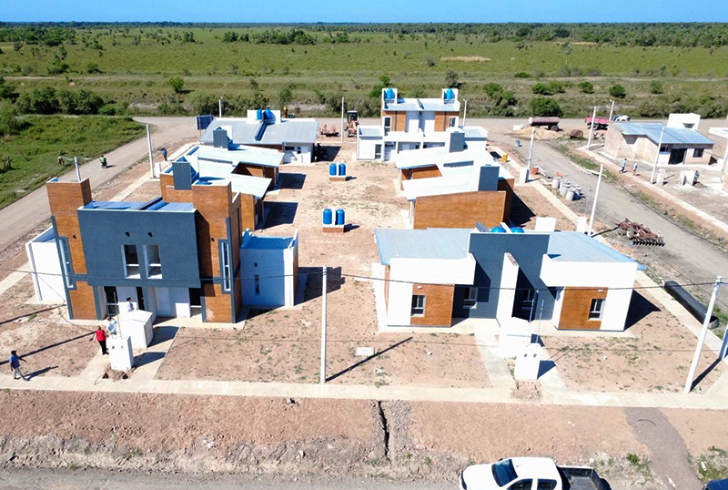 Etapa final de obras en las viviendas en la Chacra 214 de Resistencia Etapa final de obras en las viviendas en la Chacra 214 de Resistencia