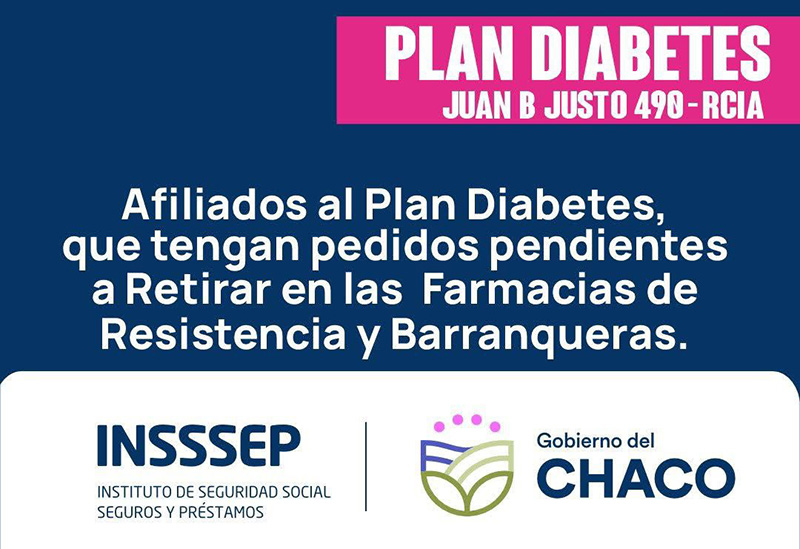 InSSSeP recuerda a afiliados retirar sus pedidos del Plan Diabetes InSSSeP recuerda a afiliados retirar sus pedidos del Plan Diabetes