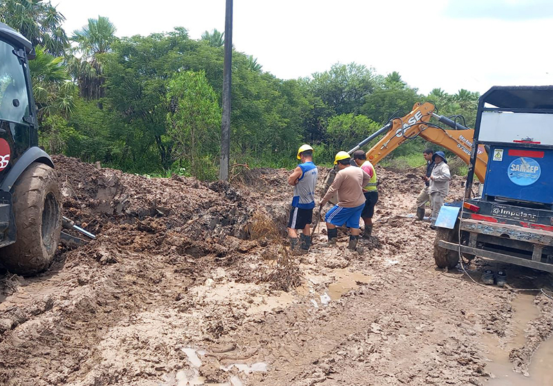 SAMEEP reparó el Acueducto Norte y el servicio se restablece progresivamente SAMEEP reparó el Acueducto Norte y el servicio se restablece progresivamente