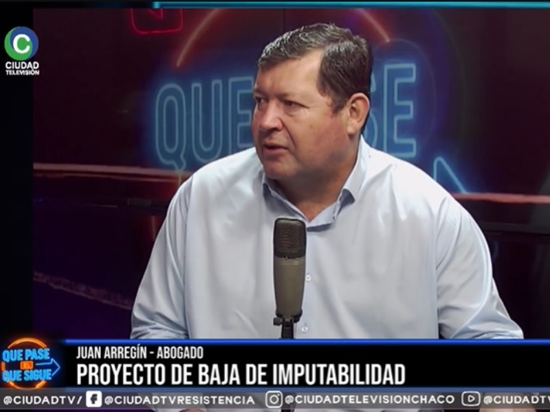 Baja de imputabilidad: “Estos parches, así aislados, no sirven”, asegura el abogado Juan Arregin Baja de imputabilidad: “Estos parches, así aislados, no sirven”, asegura el abogado Juan Arregin