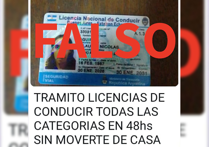 Alerta por estafas vinculadas a licencias de conducir en Resistencia Alerta por estafas vinculadas a licencias de conducir en Resistencia
