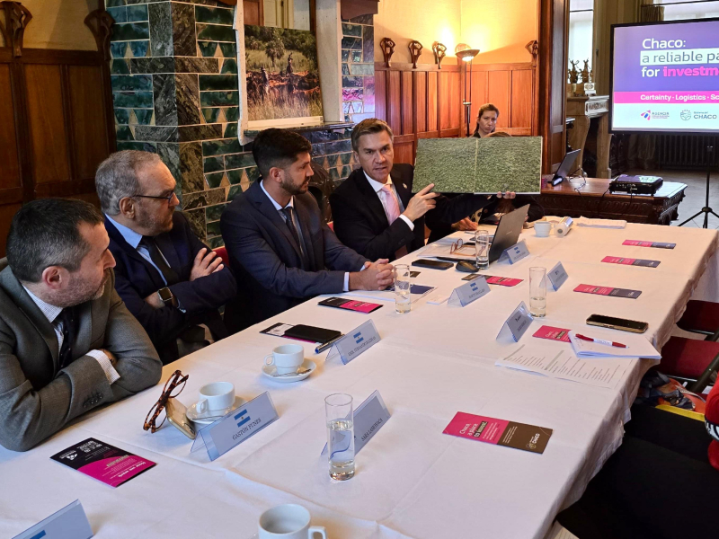 Chaco presentó en Bélgica su potencial productivo ante empresarios europeos Chaco presentó en Bélgica su potencial productivo ante empresarios europeos