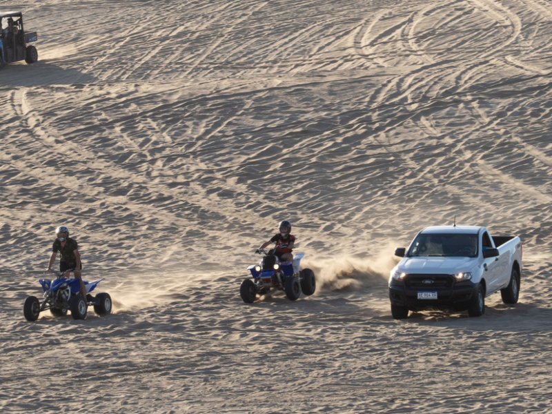 Pinamar: la Justicia prohibió las 4×4 y UTV en La Frontera tras el accidente de Bastian Pinamar: la Justicia prohibió las 4×4 y UTV en La Frontera tras el accidente de Bastian