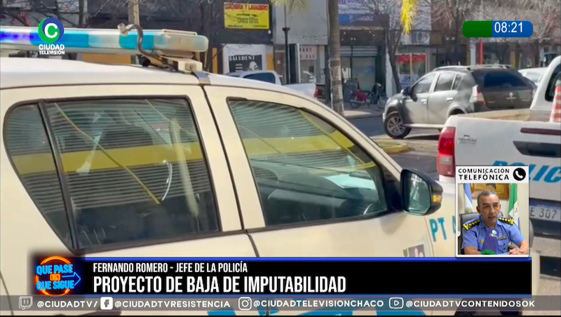 Baja de la edad de imputabilidad: “Es lo que hoy la sociedad está pidiendo”, afirmó el jefe de Policía Baja de la edad de imputabilidad: “Es lo que hoy la sociedad está pidiendo”, afirmó el jefe de Policía
