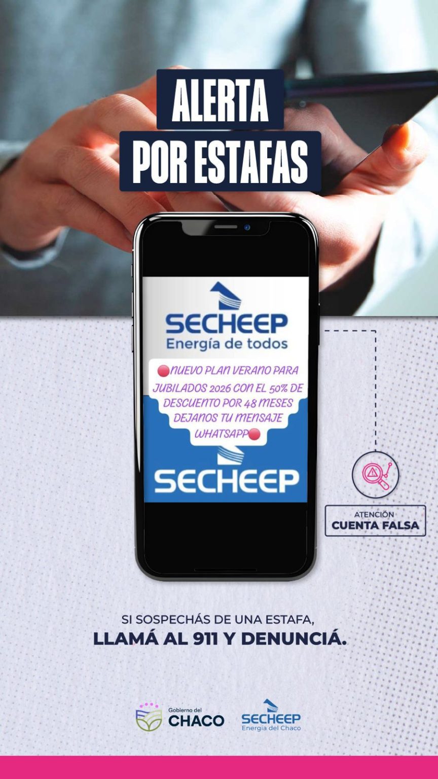 Secheep pide extremar precauciones ante estafas virtuales en nombre de la empresa