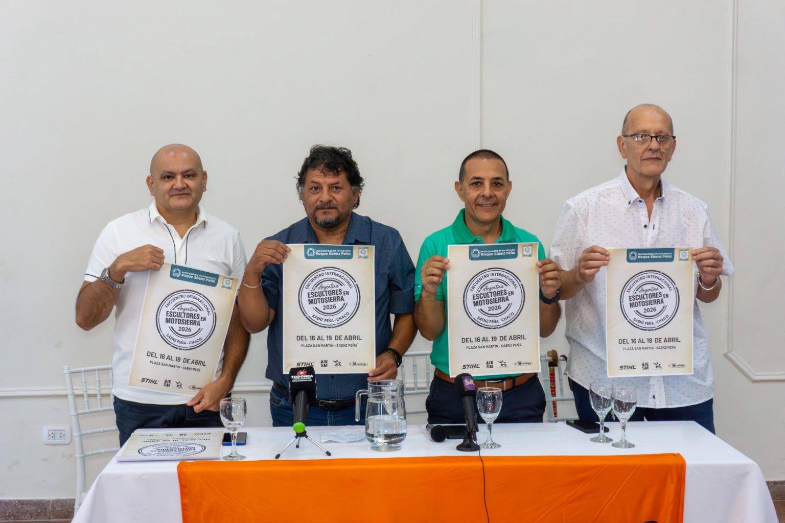 Sáenz Peña se prepara para el 7º Encuentro Internacional de Escultores en Motosierra