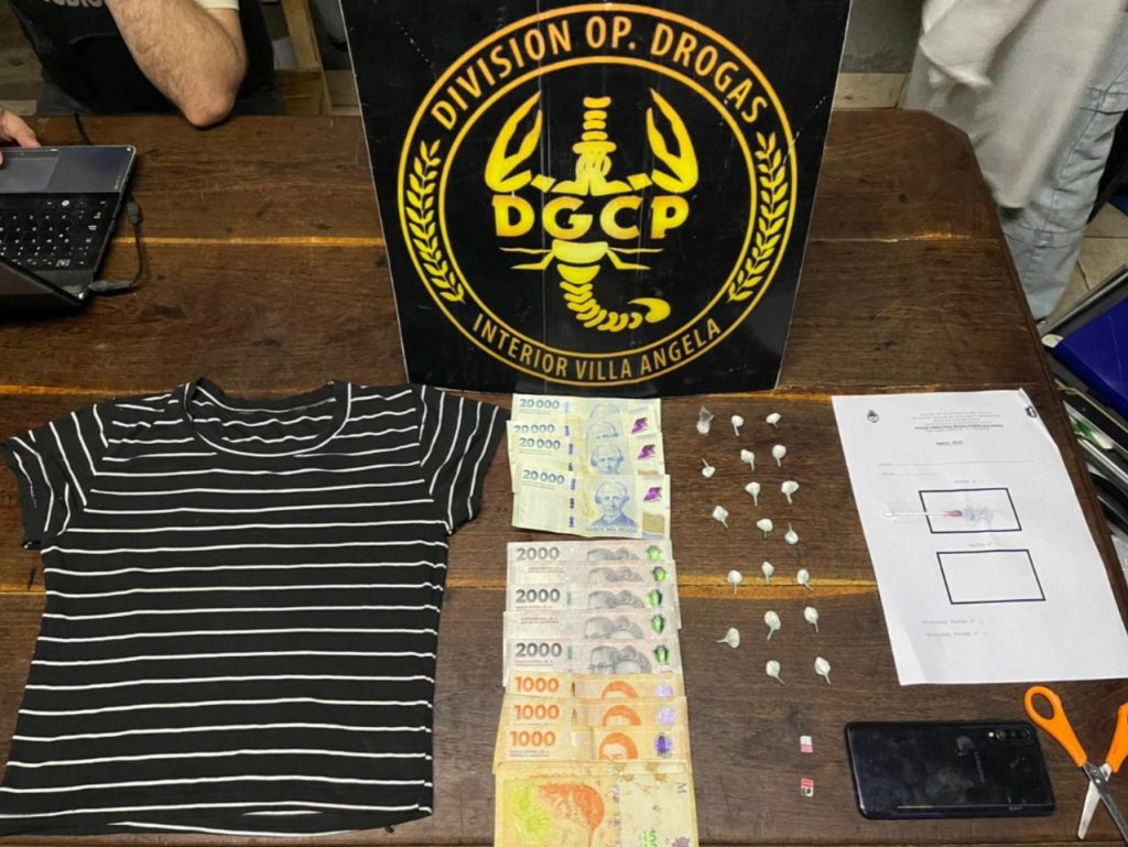 Incautaron cocaína y aprehendieron a una mujer tras allanamientos antidrogas