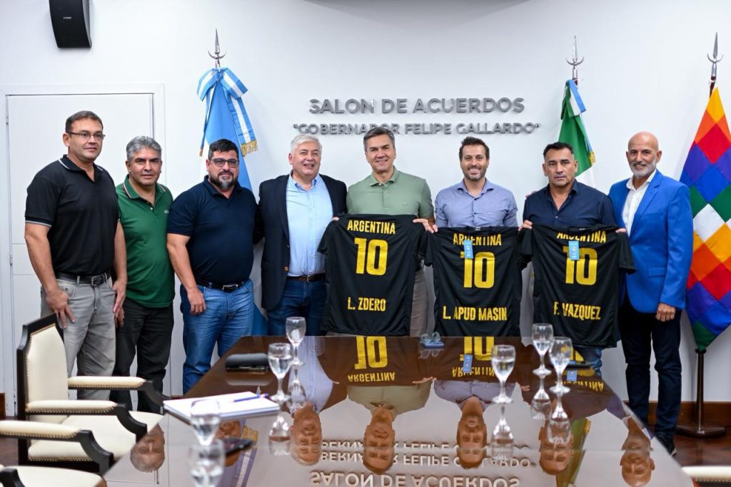 Zdero recibió en Casa de Gobierno a la Confederación Argentina de Handball