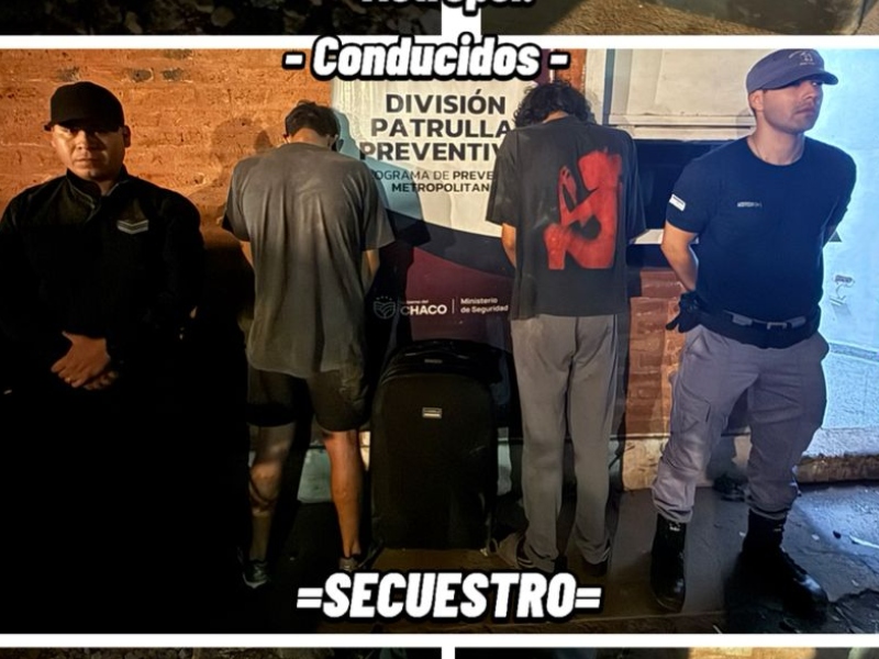 Frustran robo en vivienda y demoran a dos hombres con elementos sustraídos Frustran robo en vivienda y demoran a dos hombres con elementos sustraídos