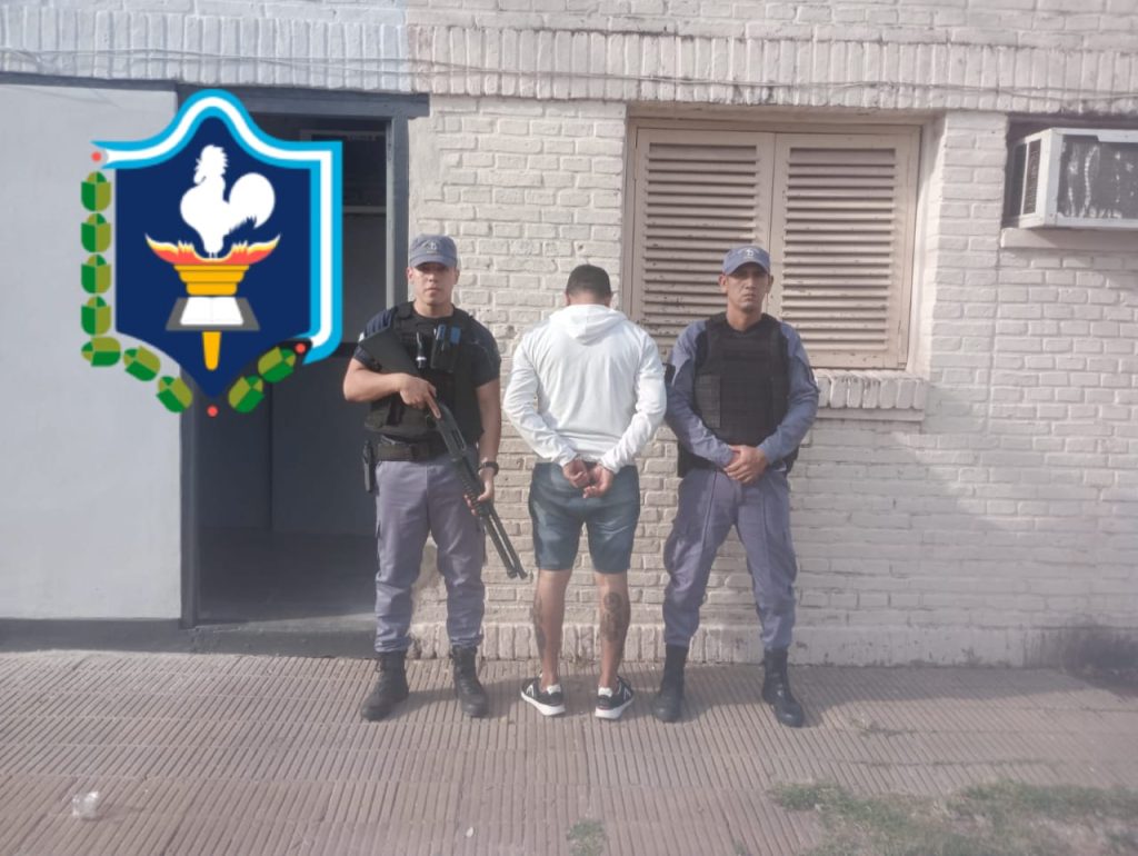 Terminó detenido tras herir a su sobrino con un arma de fuego en Sáenz Peña