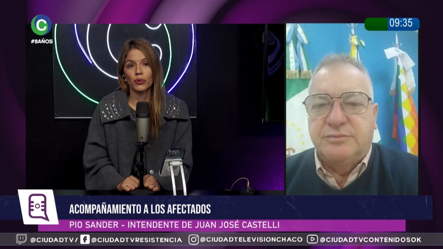 “Seguir trabajando para recuperar todo lo que se perdió”, aseguró el intendente de Castelli tras las copiosas lluvias