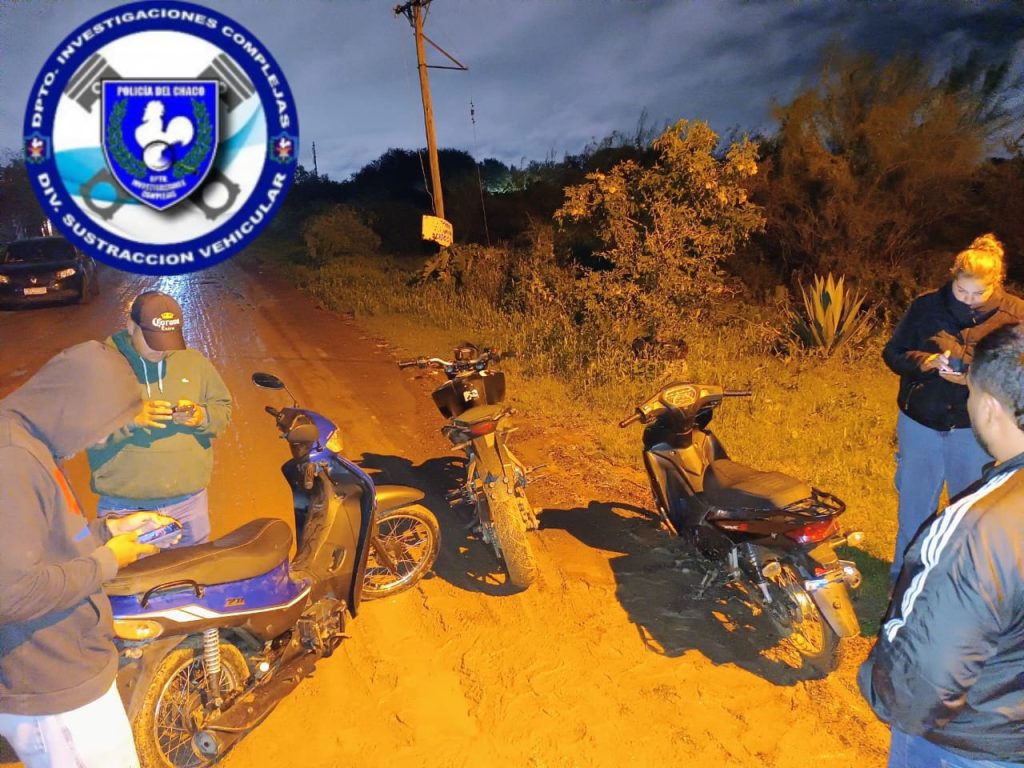 Secuestran dos motocicletas con numeración adulterada en Barranqueras