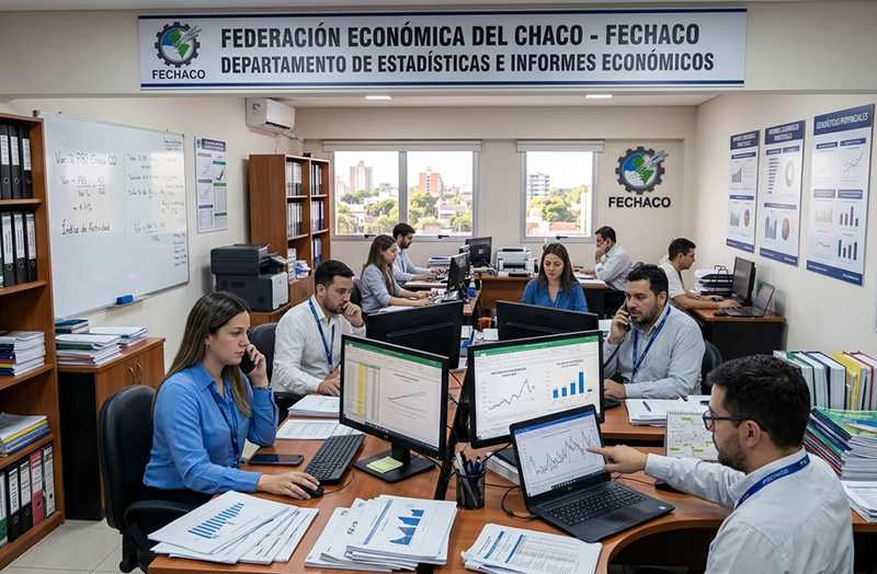 La Federación Económica del Chaco (FECHACO) anunció la creación de su Departamento de Estadísticas e Informes Económicos La Federación Económica del Chaco (FECHACO) anunció la creación de su Departamento de Estadísticas e Informes Económicos