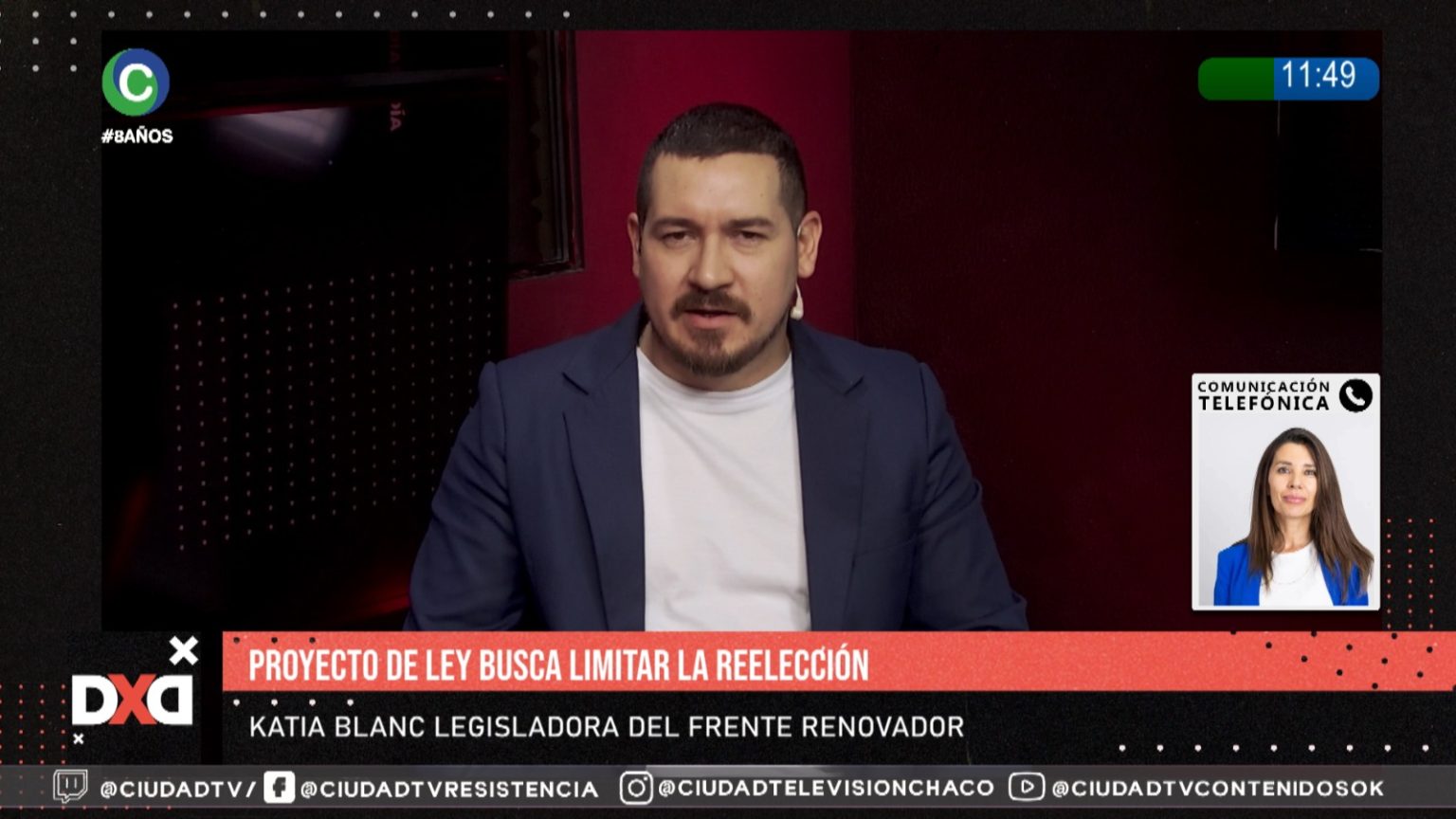 Katia Blanc propone limitar las reelecciones de diputados y concejales