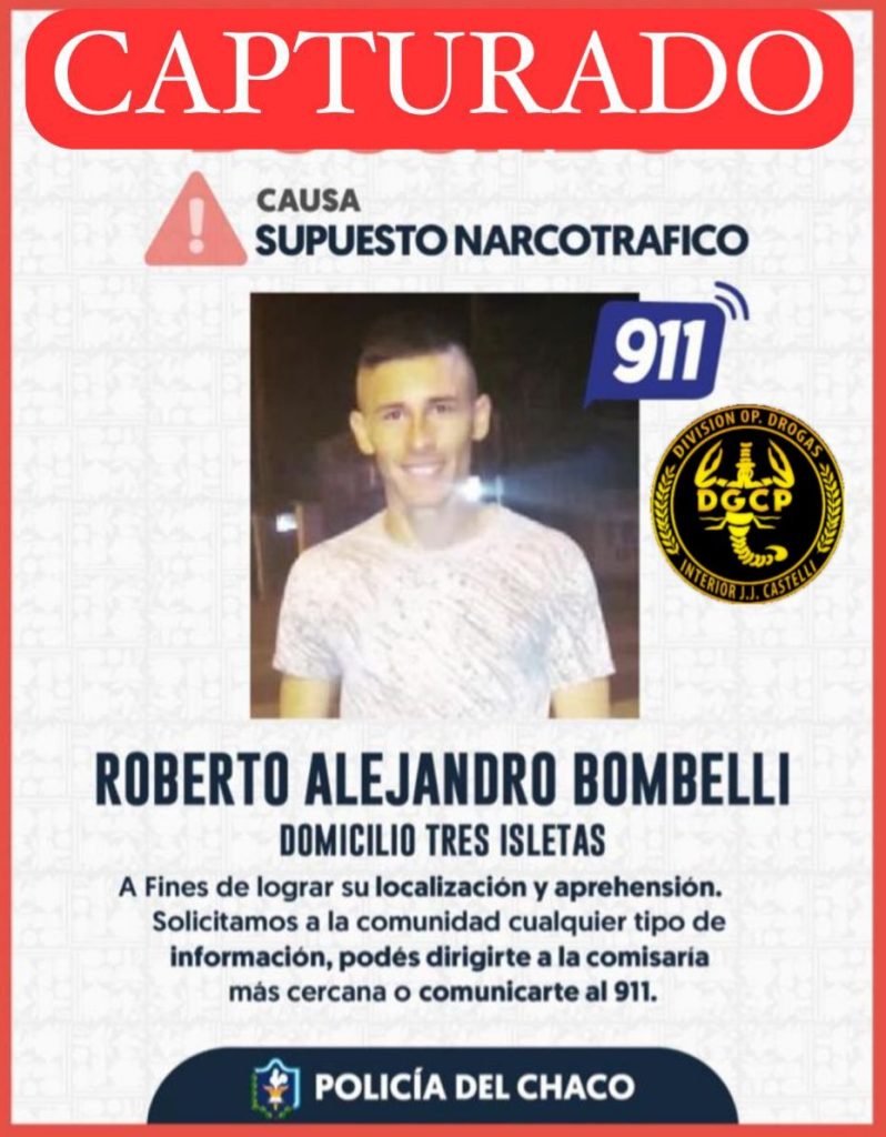 Era buscado por una causa por narcotráfico, pero ya está detenido