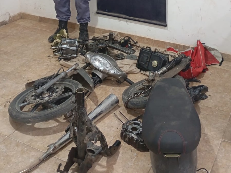 Secuestran motopartes vinculadas a un robo en Resistencia Secuestran motopartes vinculadas a un robo en Resistencia