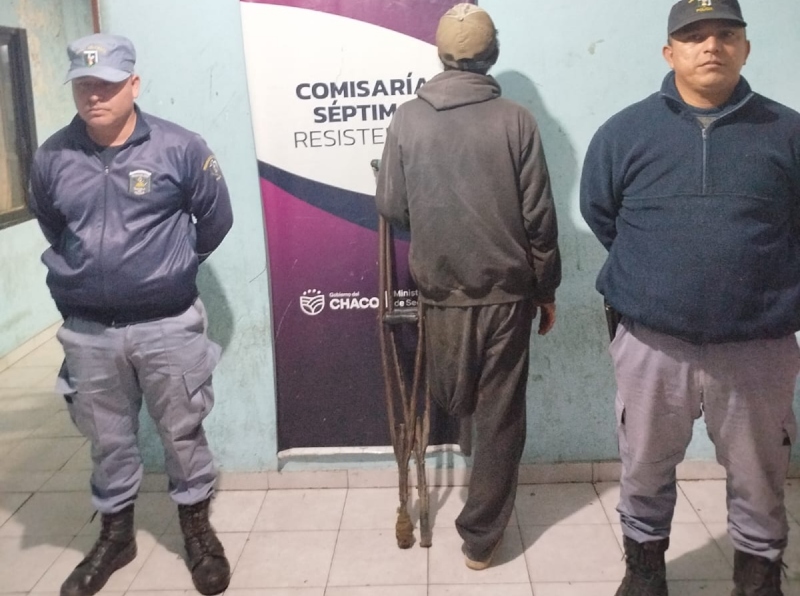 Un hombre con discapacidad fue detenido acusado de robar un celular Un hombre con discapacidad fue detenido acusado de robar un celular
