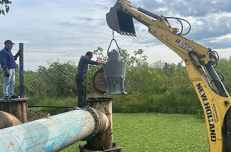 Barranqueras: la APA suma nuevo equipamiento de bombeo para enfrentar lluvias Barranqueras: la APA suma nuevo equipamiento de bombeo para enfrentar lluvias