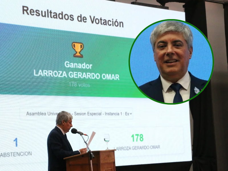 El Dr. Omar Larroza fue reelecto como Rector de la UNNE para el periodo 2026-2030 El Dr. Omar Larroza fue reelecto como Rector de la UNNE para el periodo 2026-2030