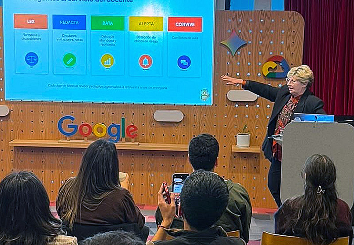 Chaco presentó su modelo de educación con inteligencia artificial en encuentro latinoamericano Chaco presentó su modelo de educación con inteligencia artificial en encuentro latinoamericano