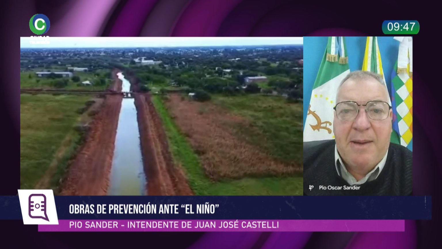 “Estamos mucho mejor que antes”, aseguró el intendente de Castelli sobre las obras para hacer frente a “El Niño” “Estamos mucho mejor que antes”, aseguró el intendente de Castelli sobre las obras para hacer frente a “El Niño”