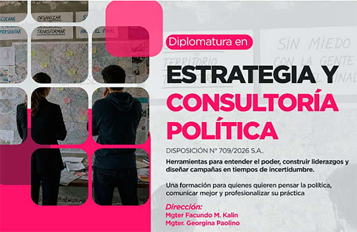 La UNCAus presenta una Diplomatura en Estrategia y Consultoría Política La UNCAus presenta una Diplomatura en Estrategia y Consultoría Política