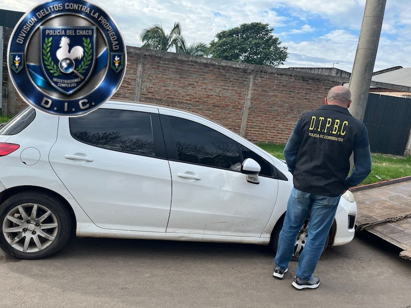 Secuestraron en Corrientes un auto vinculado a un robo ocurrido en Resistencia Secuestraron en Corrientes un auto vinculado a un robo ocurrido en Resistencia