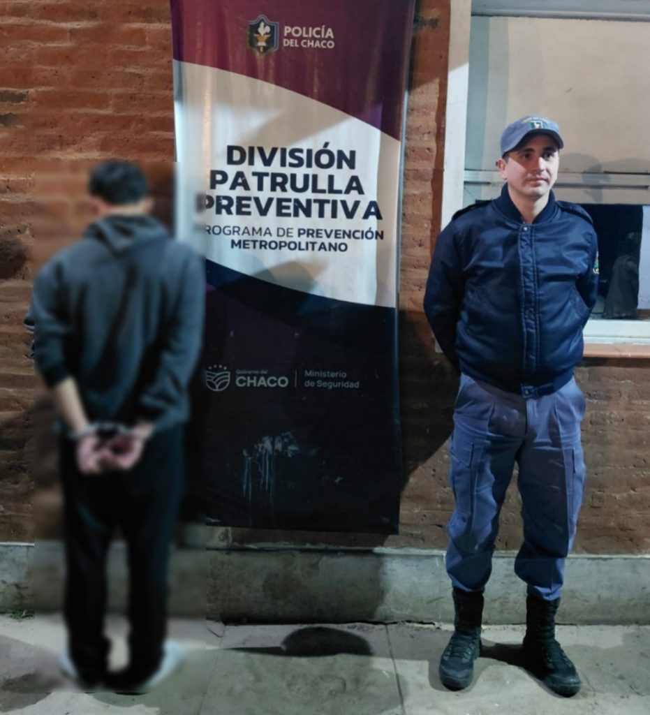 Atacó a un policía con un cuchillo y terminó demorado junto a dos familiares Atacó a un policía con un cuchillo y terminó demorado junto a dos familiares