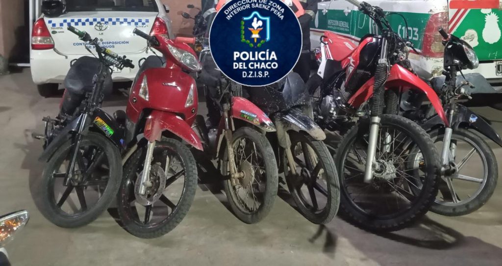 Sáenz Peña: varias motos incautadas y una camioneta secuestrada en un operativo “antiwileros” Sáenz Peña: varias motos incautadas y una camioneta secuestrada en un operativo “antiwileros”