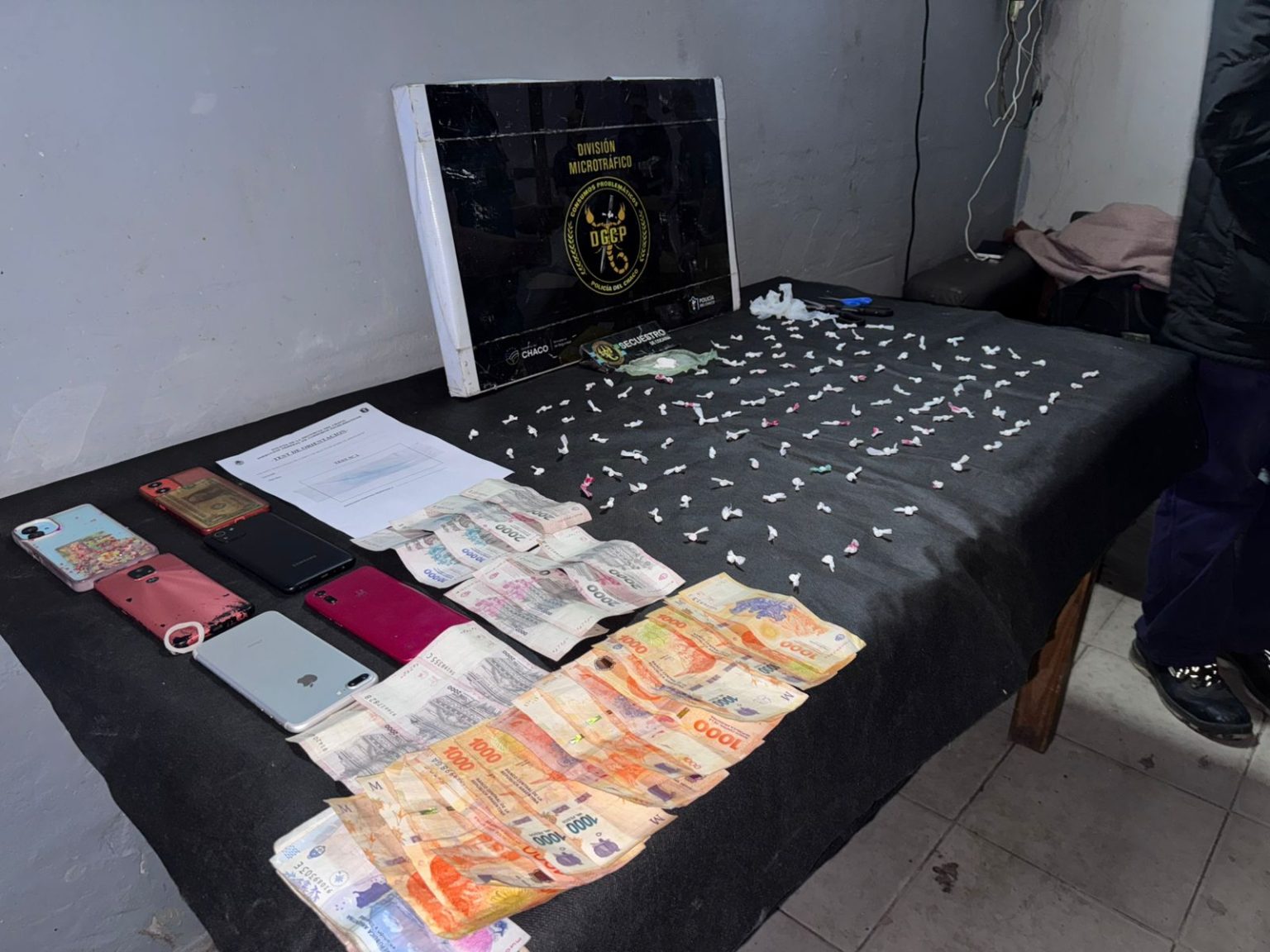 Descubrieron un kiosco narco en Villa Barberán Descubrieron un kiosco narco en Villa Barberán