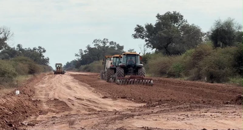 Comenzaron los trabajos de la ruta Miraflores–Las Hacheras Comenzaron los trabajos de la ruta Miraflores–Las Hacheras