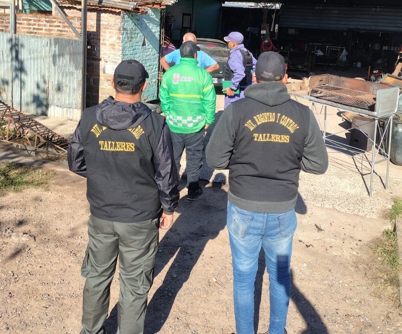 Detectaron talleres de motos sin habilitación municipal durante inspecciones Detectaron talleres de motos sin habilitación municipal durante inspecciones