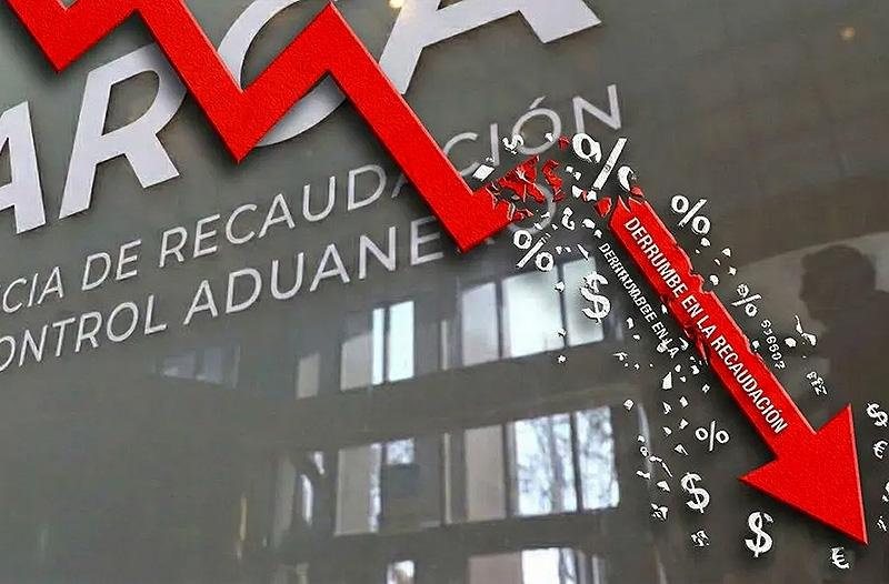 La recaudación de impuestos de junio totalizó unos billones y cayó casi 8% real La recaudación de impuestos de junio totalizó unos billones y cayó casi 8% real
