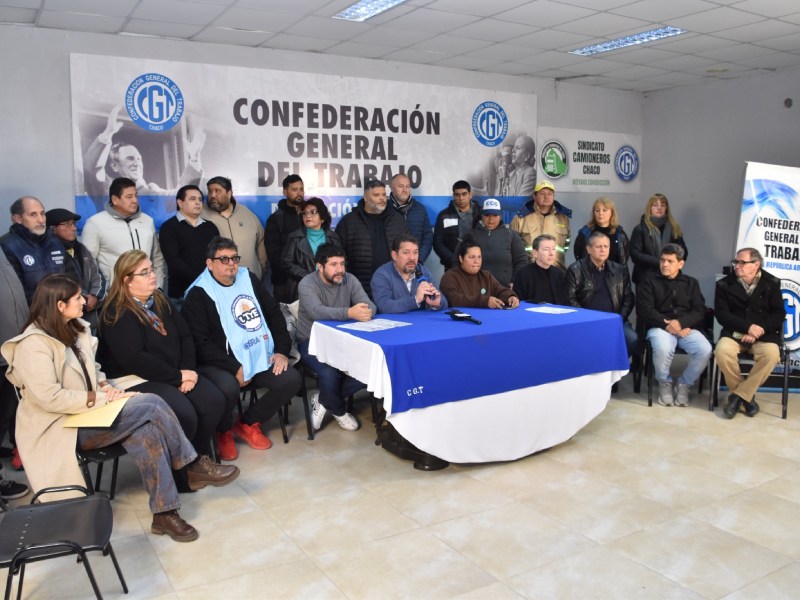 La CGT Chaco, las CTA y todo el arco sindical convocan a movilización y colecta solidaria para el miércoles 8 de julio La CGT Chaco, las CTA y todo el arco sindical convocan a movilización y colecta solidaria para el miércoles 8 de julio