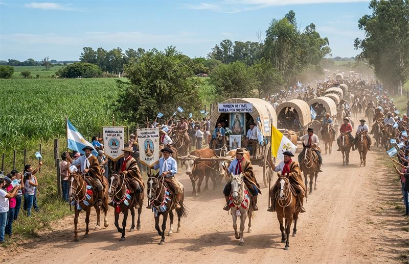 Comienza en Corrientes la 126a. Peregrinación de San Luis del Palmar a Itatí Comienza en Corrientes la 126a. Peregrinación de San Luis del Palmar a Itatí
