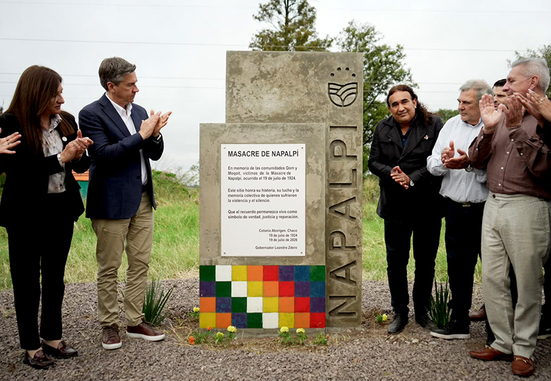Napalpí: el Gobierno inauguró tótem conmemorativo y ratificó compromiso con la reparación histórica Napalpí: el Gobierno inauguró tótem conmemorativo y ratificó compromiso con la reparación histórica