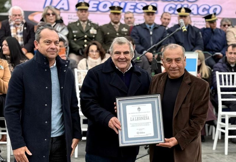 El Gobierno provincial acompañó el 82° Aniversario de la Leonesa y ratificó el trabajo conjunto con el Municipio El Gobierno provincial acompañó el 82° Aniversario de la Leonesa y ratificó el trabajo conjunto con el Municipio