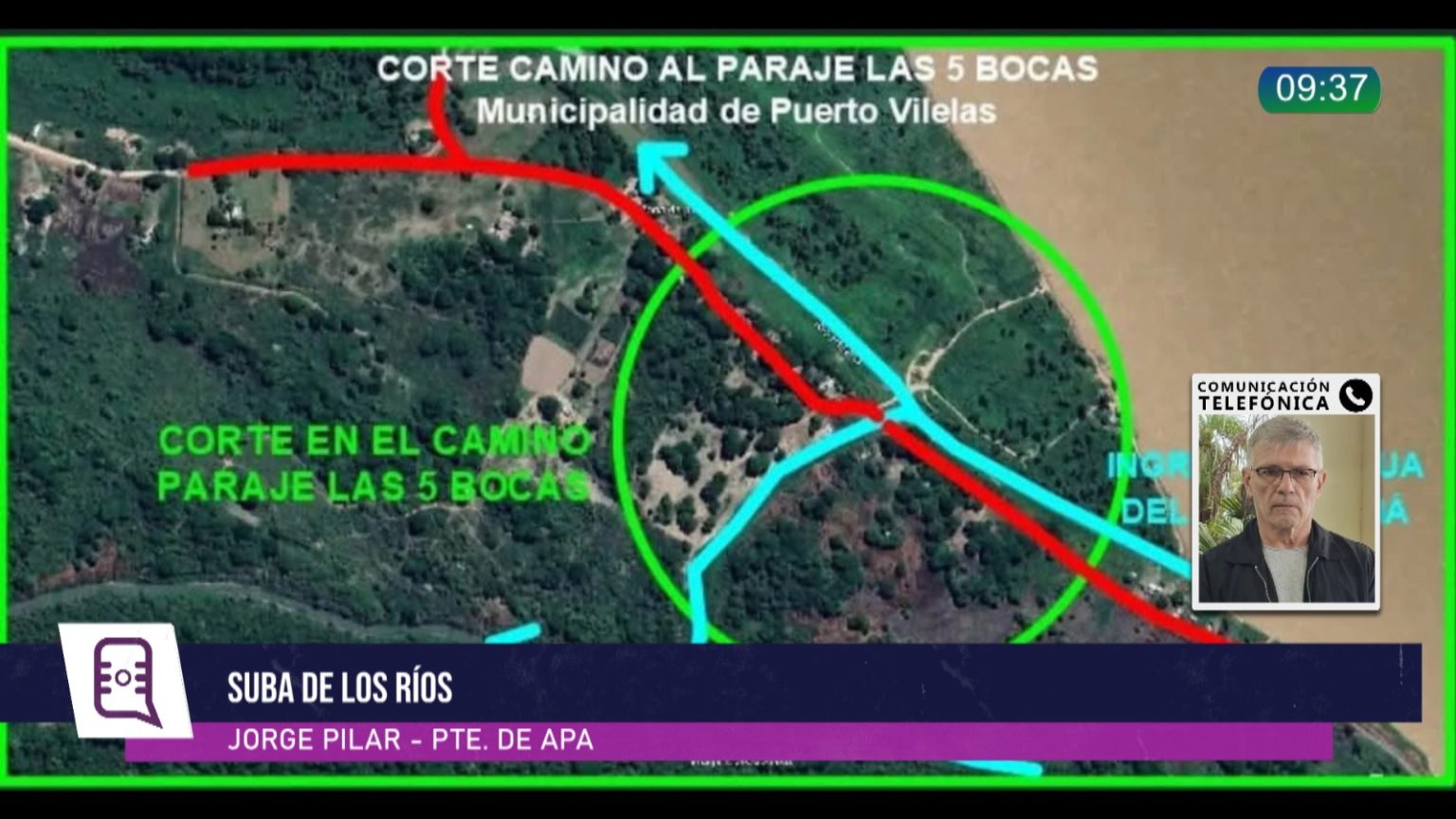 El presidente de APA desdramatizó la suba de ríos: “Es un pequeño pico de crecida ordinaria” El presidente de APA desdramatizó la suba de ríos: “Es un pequeño pico de crecida ordinaria”