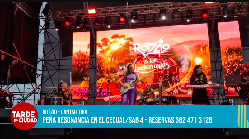 Rotzio y las Luciérnagas, en la Peña Resonancia del Cecual: “La grilla es increíble” Rotzio y las Luciérnagas, en la Peña Resonancia del Cecual: “La grilla es increíble”